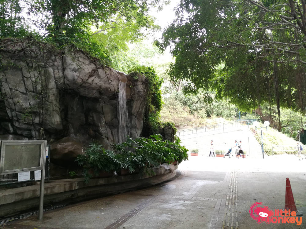 Kowloon's waterfall