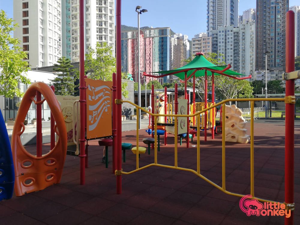 Aldrich Bay Park's colorful playground