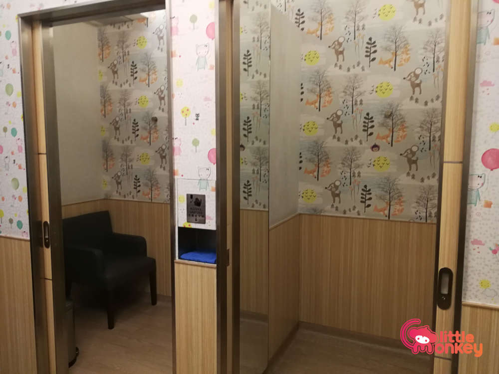 Nursing Rooms in the Baby Care Room