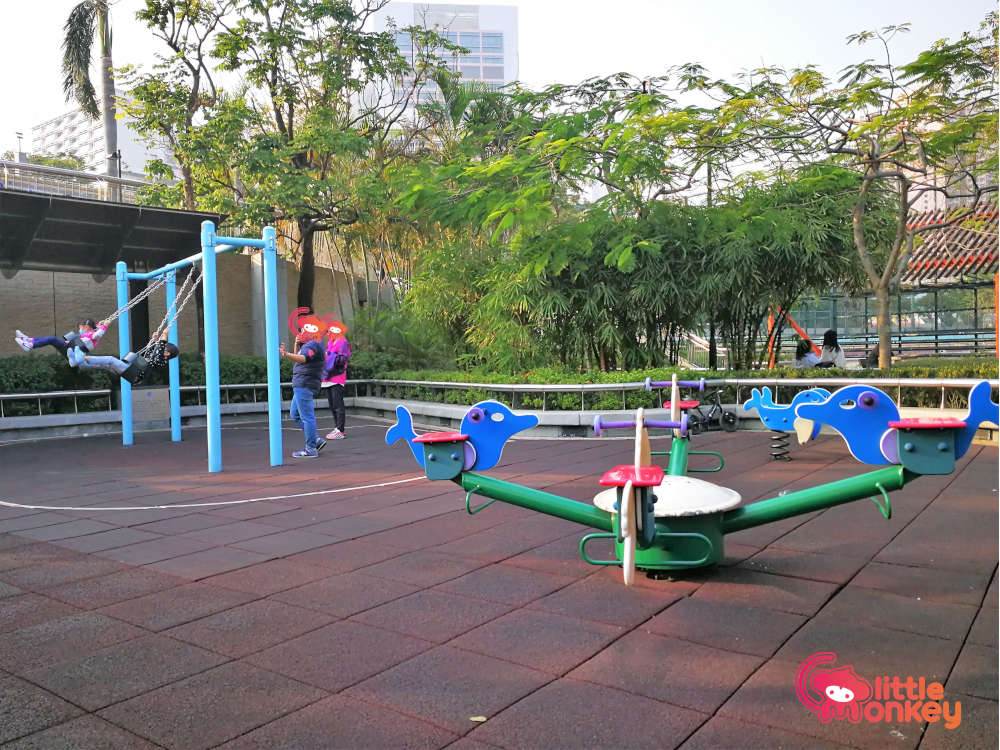 Lai Chi Kok Park's play equipment at the children playground